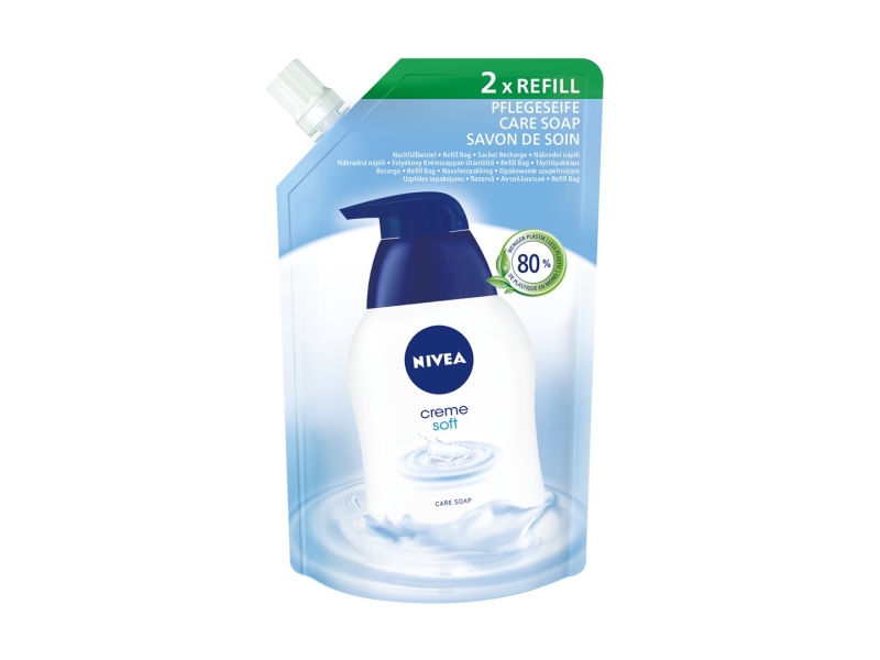 NIVEA savon de soin crème soft recharge 500 ml