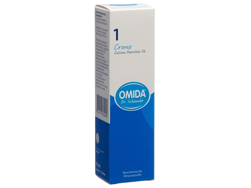 OMIDA SCHÜSSLER n°1 calcium fluoratum crème 6 D 75 ml
