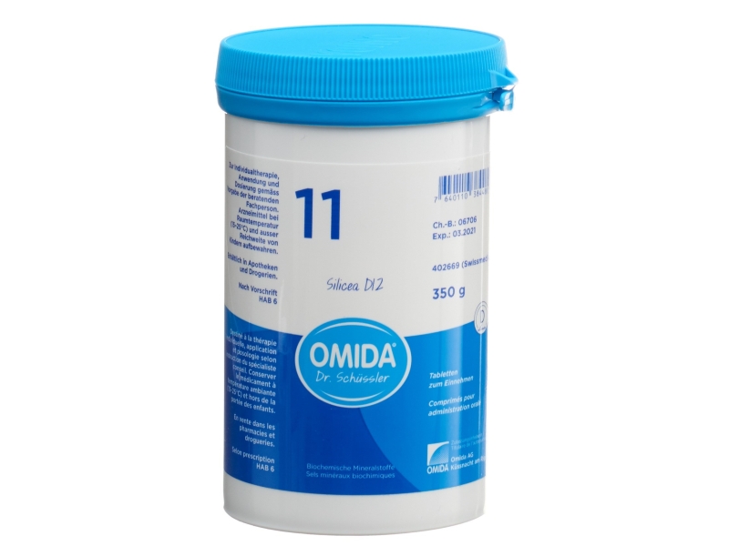 OMIDA SCHÜSSLER no 11 silicea tabletten 12 D 350 g