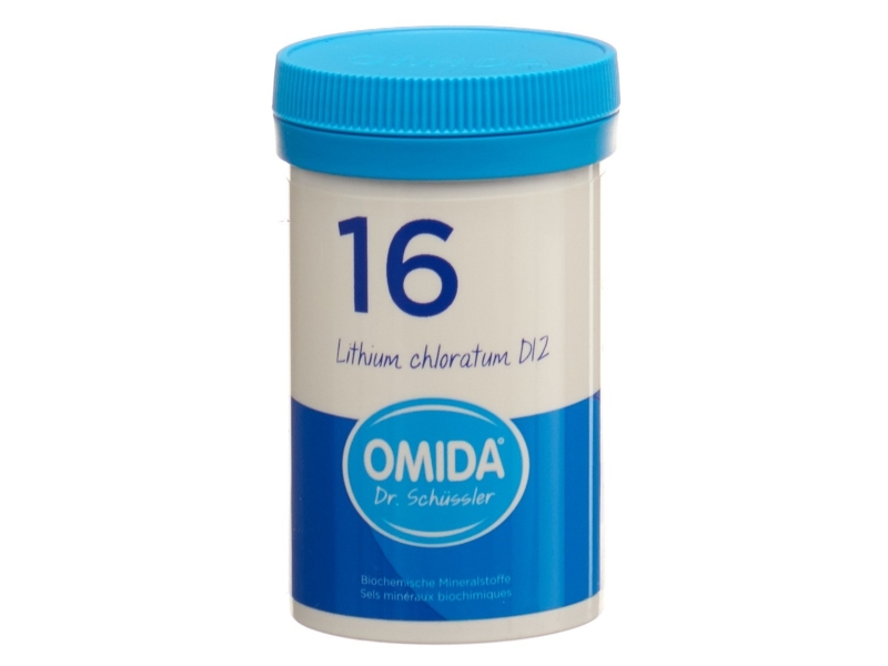 OMIDA SCHÜSSLER no16 lithium chloratum compresse 12 D 100 g