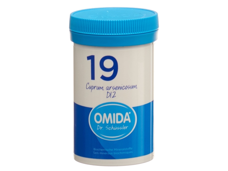 OMIDA SCHÜSSLER no 19 cuprum arsenicosum tabletten 12 D 100 g