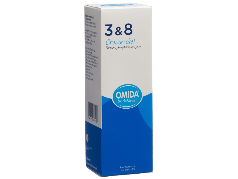 OMIDA SCHÜSSLER n°3 + 8 ferr plus crème-gel 200 ml