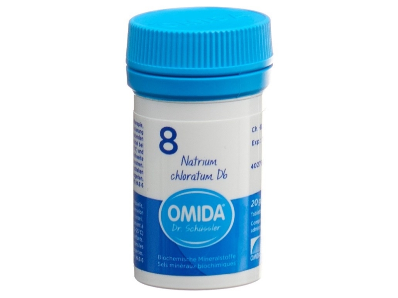 OMIDA SCHÜSSLER no 8 natrium chloratum tabletten 6 D 20 g