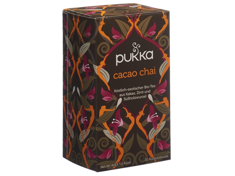 PUKKA Cacao Chai thé Bio sachet 20 pièces